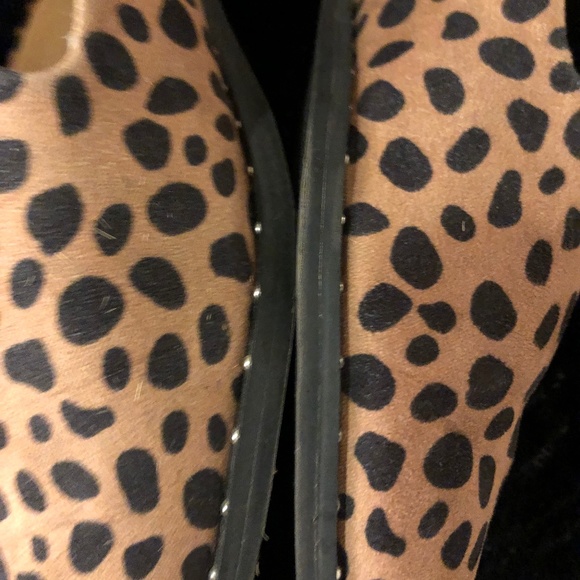 Loft Outlet Leopard Print Studded Flat Mules - Picture 4 of 12